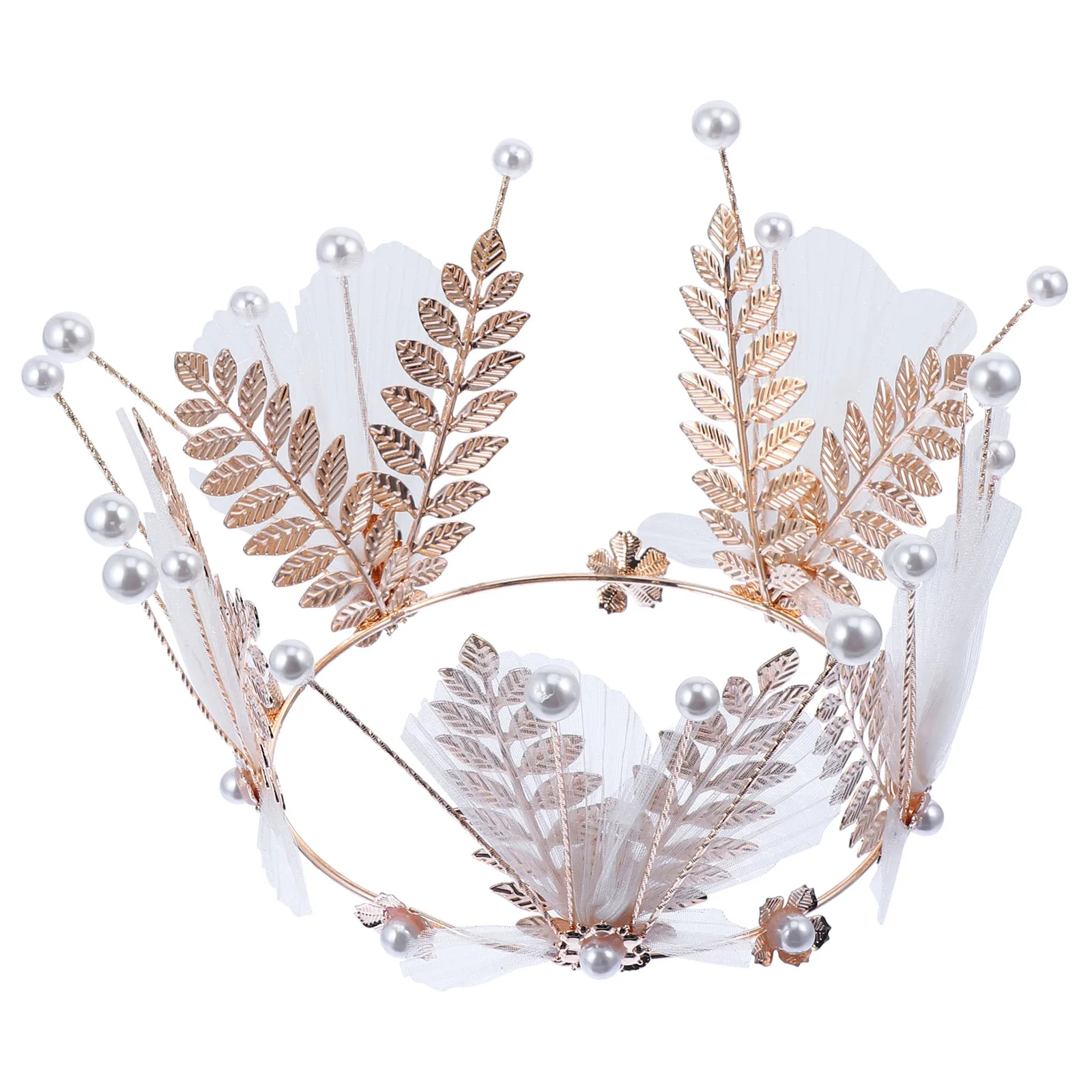 Leaf Crown Birthday Hair Accessories Birthday Crown Princess Party Headgear Metal Mesh Pearl Decor Cake Supplies
Leaf Crown Birthday Hair Accessories Birthday Crown Princess Party Headgear Metal Mesh Pearl Decor Cake Supplies