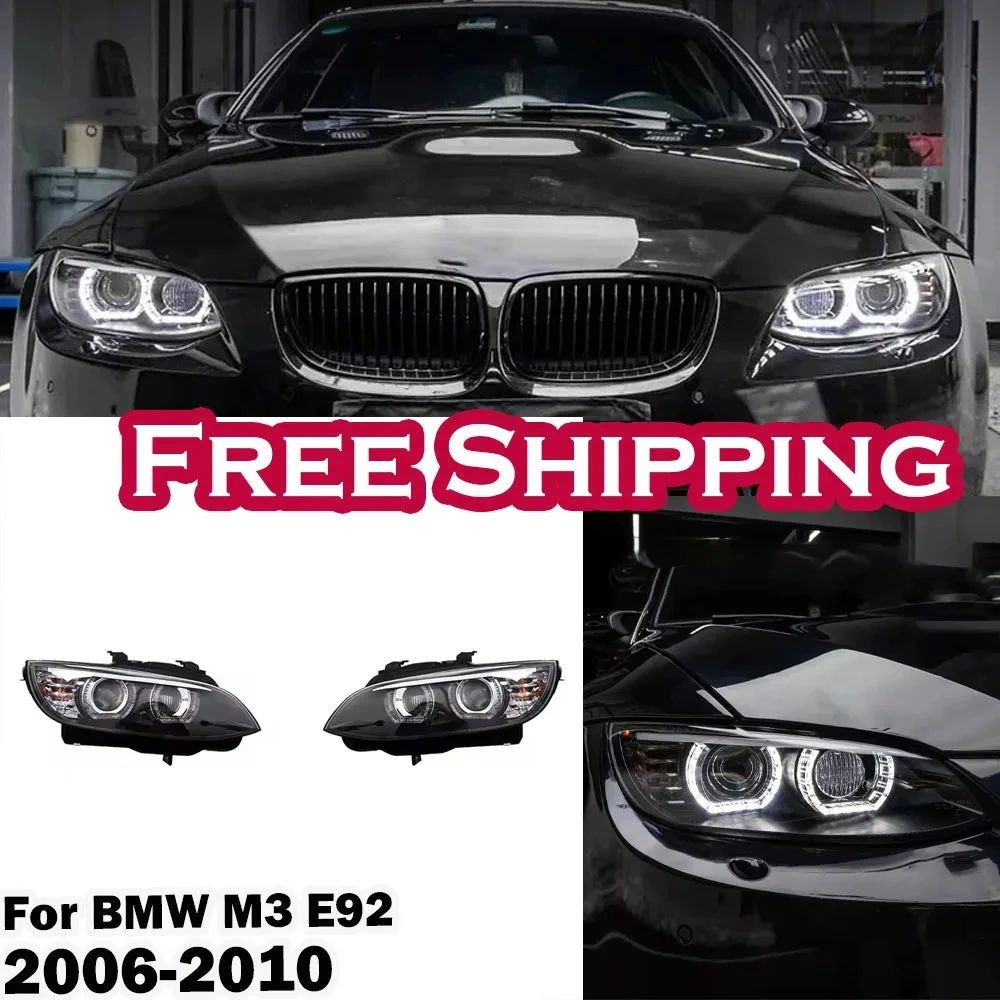 Автомобильные фары для BMW M3 E92 2006-2010, обновленные модифицированные фонари, динамическая лампа поворота, тормоз, ДХО, автомобильные аксессуары
Автомобильные фары для BMW M3 E92 2006-2010, обновленные модифицированные фонари, динамическая лампа поворота, тормоз, ДХО, автомобильные аксессуары