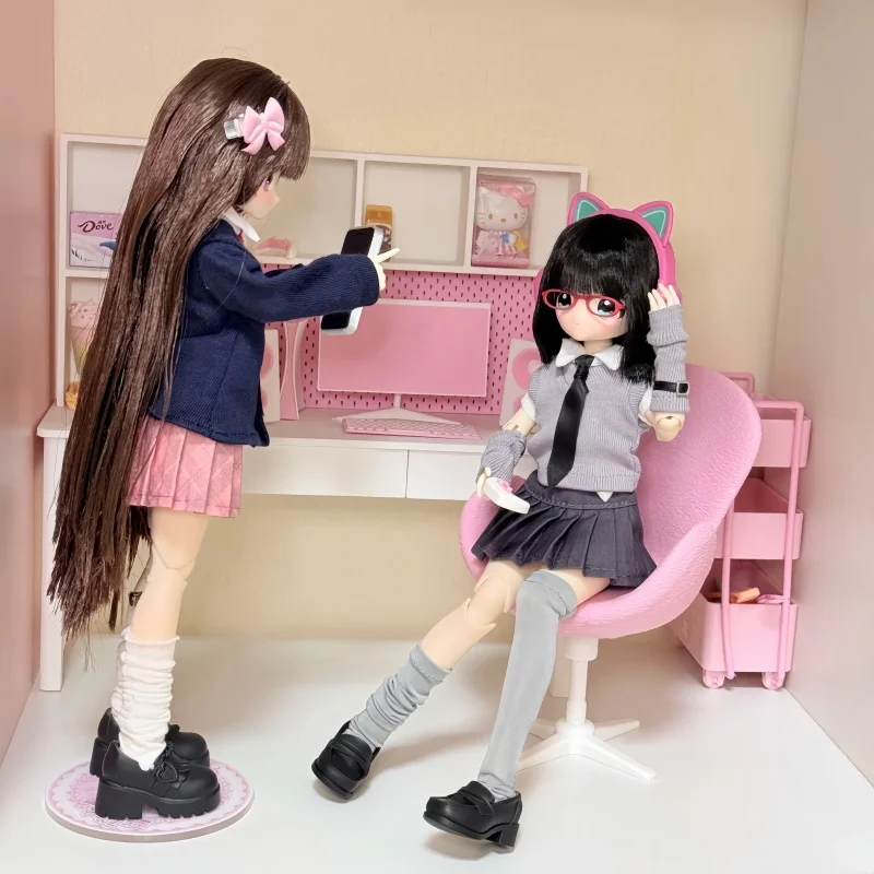 Genuine Don'T Touch My Bangs Bjd Series Blind Box Posable Figurine Mystery Box Rooted Hair Special Six Trendy Play Doll Toy
Genuine Don'T Touch My Bangs Bjd Series Blind Box Posable Figurine Mystery Box Rooted Hair Special Six Trendy Play Doll Toy