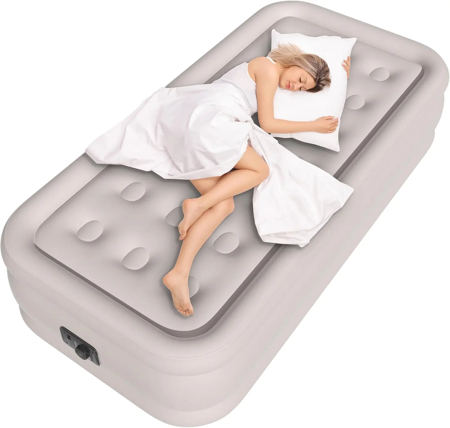 Twin Air Mattr With Built-In Pump, Single Air Bed With Portable Storage Bag, 18'' Blow Up Mattr Suitable For Home And Guests,
Twin Air Mattr With Built-In Pump, Single Air Bed With Portable Storage Bag, 18'' Blow Up Mattr Suitable For Home And Guests,