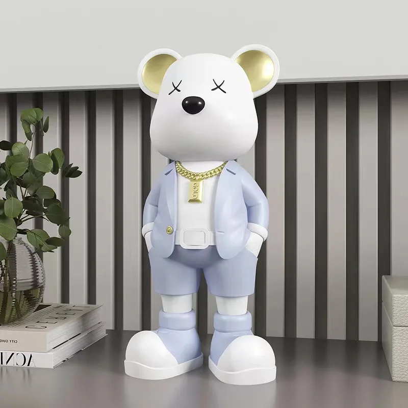Decorative Resin Bear Statue, Creative Animal Floor Sculpture, Modern Art Desktop, Interior Aesthetics, Room Decoration Statue
Decorative Resin Bear Statue, Creative Animal Floor Sculpture, Modern Art Desktop, Interior Aesthetics, Room Decoration Statue