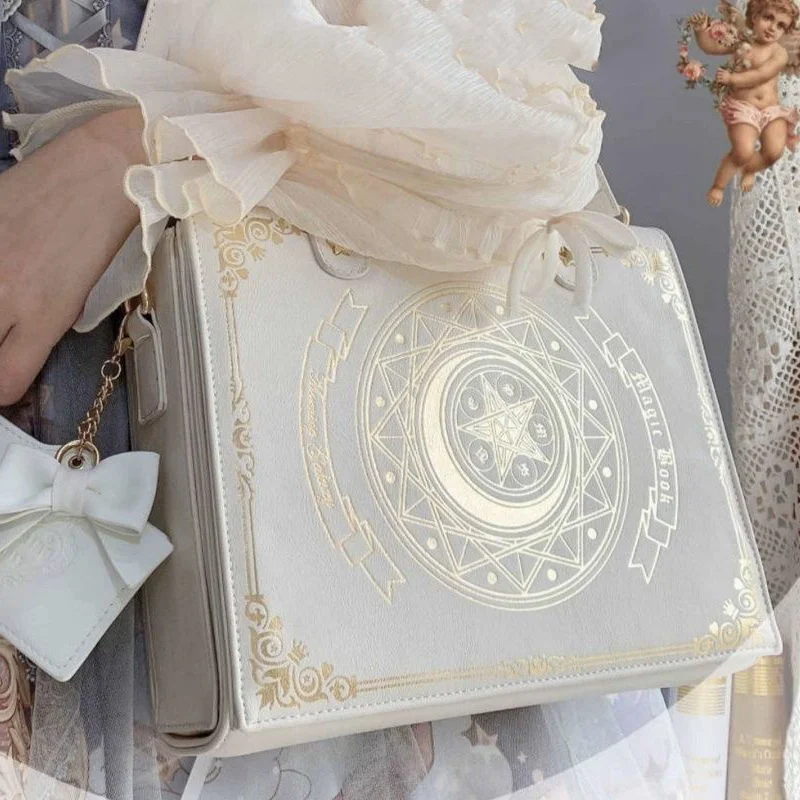 Сумка Magic Array Magic Book Lolita, Студенческая сумка через плечо, сумка на плечо для косплея JK, сумки-мессенджеры для девочек, школьная сумка из искусственной кожи для женщин
Сумка Magic Array Magic Book Lolita, Студенческая сумка через плечо, сумка на плечо для косплея JK, сумки-мессенджеры для девочек, школьная сумка из искусственной кожи для женщин
