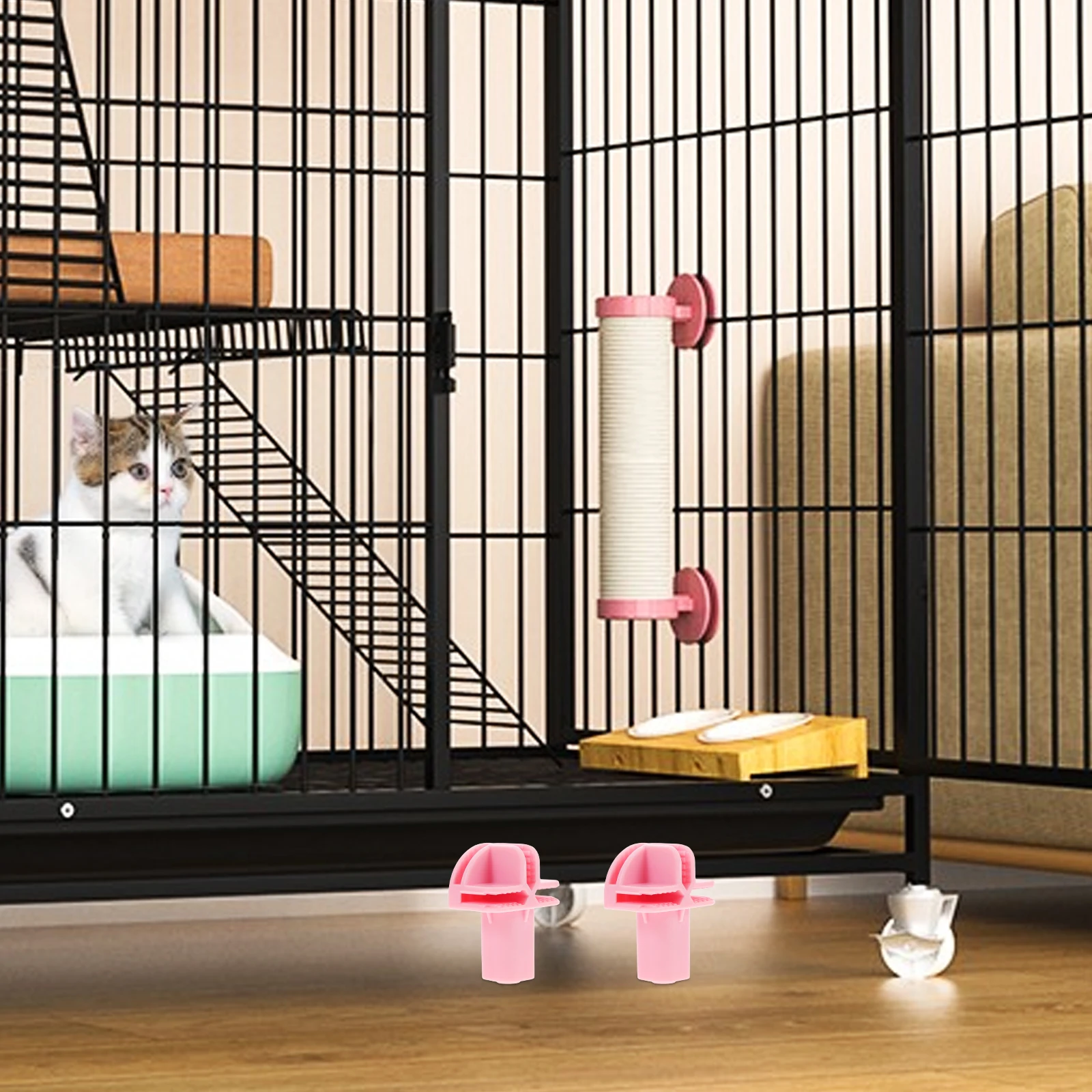 10 Pcs Cat Cage Accessories ABS Spinner Wheel Parts Pink Bird Cages Wardrobes Rolling Adapter Caster Stem Sleeves
10 Pcs Cat Cage Accessories ABS Spinner Wheel Parts Pink Bird Cages Wardrobes Rolling Adapter Caster Stem Sleeves