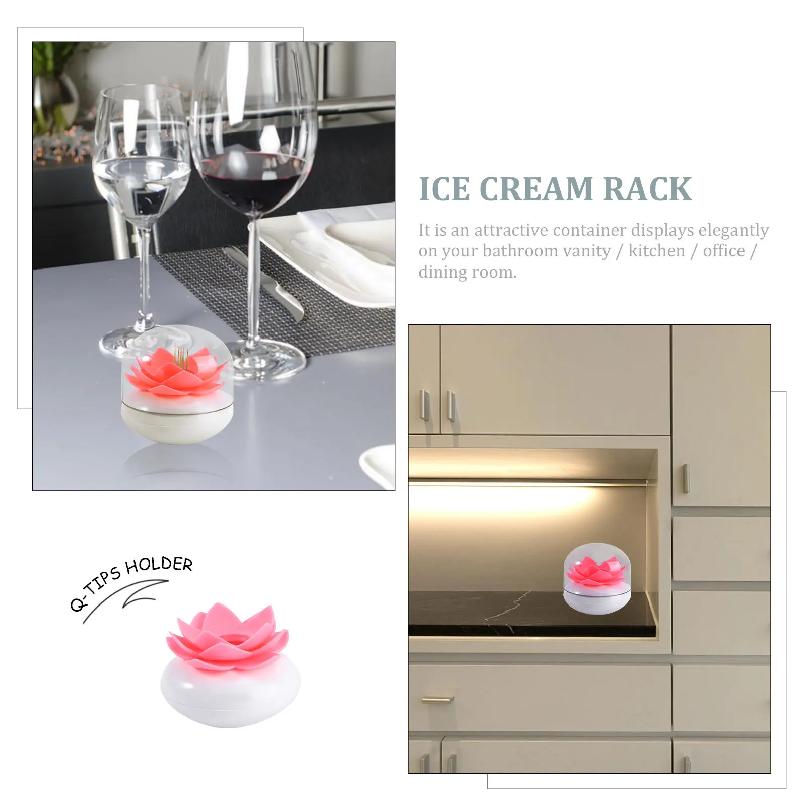 Cotton Swab Container Decorative Organizer for Bathroom Kitchen Home Lotus Toothpick Holder Toothpick Holder
Cotton Swab Container Decorative Organizer for Bathroom Kitchen Home Lotus Toothpick Holder Toothpick Holder