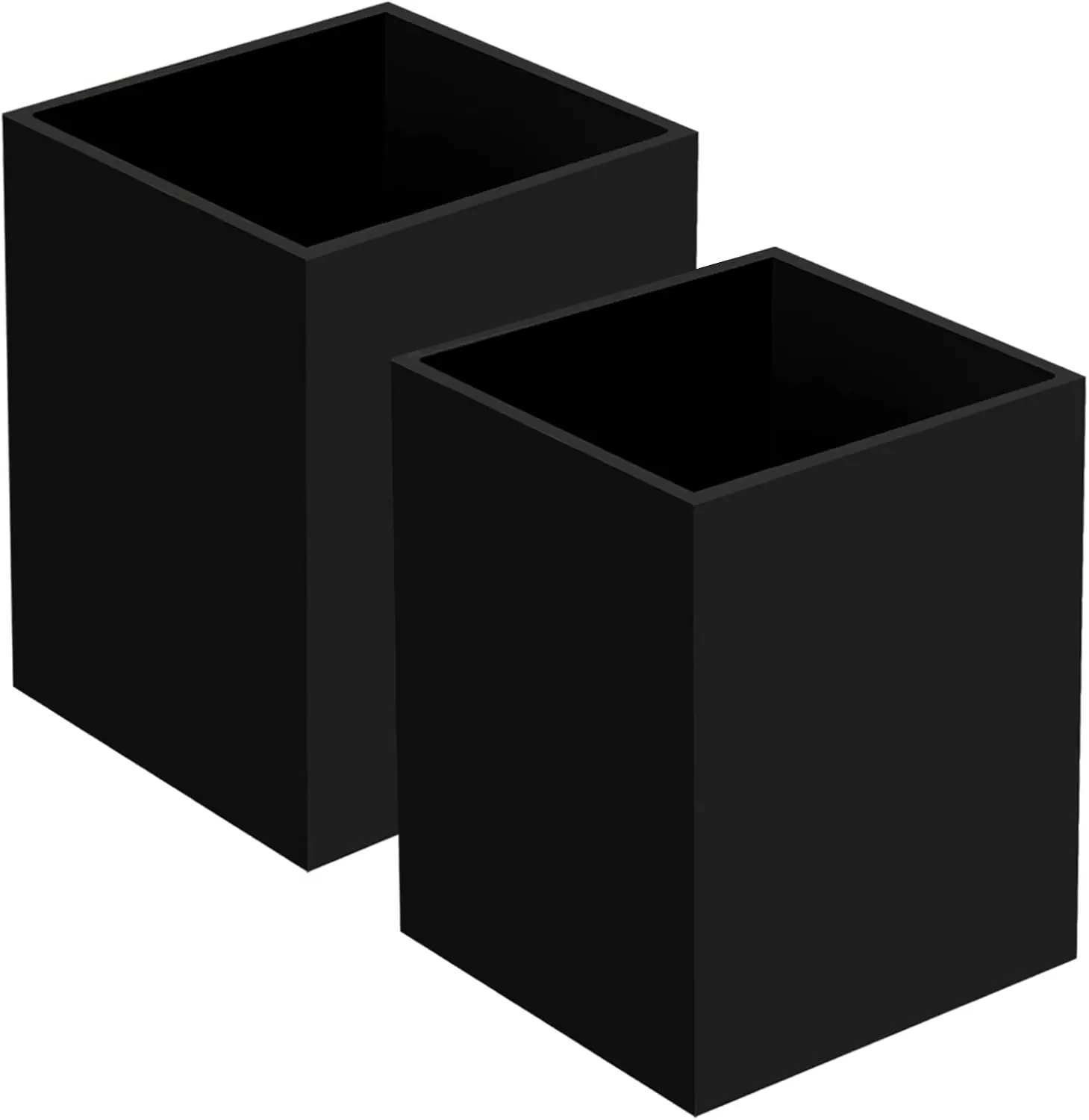 2 Pack Acrylic Pen Pencil Holder, Black Desk Makeup Brush Storage Cup for Office Supplies
2 Pack Acrylic Pen Pencil Holder, Black Desk Makeup Brush Storage Cup for Office Supplies