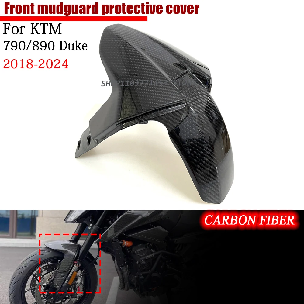 For KTM 790 890 Duke 2018-2024 3K Dry Carbon Fiber Motorcycle Front Mudguard Protective Cover Fairing Accessories 790/890 duke
For KTM 790 890 Duke 2018-2024 3K Dry Carbon Fiber Motorcycle Front Mudguard Protective Cover Fairing Accessories 790/890 duke