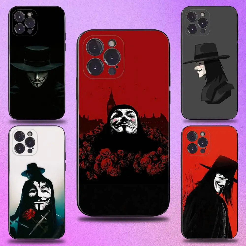 V For V-Vendetta Phone Case For iPhone 16,15,14,13,12,11 Plus,Pro Max,XS,X,XR,SE,Mini,8,7,Soft Silicone Black Cover
V For V-Vendetta Phone Case For iPhone 16,15,14,13,12,11 Plus,Pro Max,XS,X,XR,SE,Mini,8,7,Soft Silicone Black Cover
