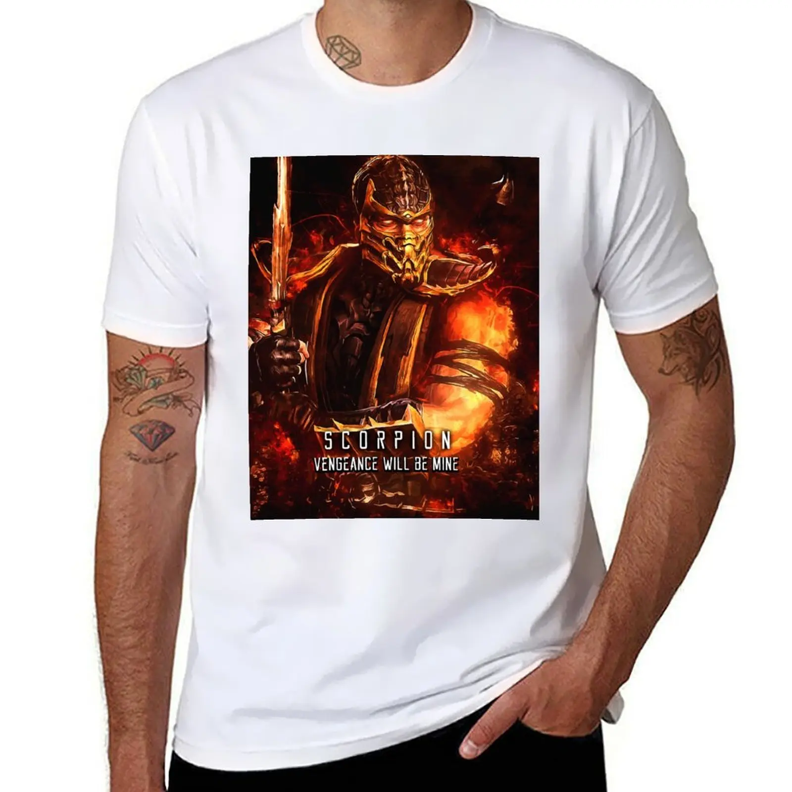 Mortal Kombat Scorpion T-Shirt All Match Print Short Sleeve Top
Mortal Kombat Scorpion T-Shirt All Match Print Short Sleeve Top