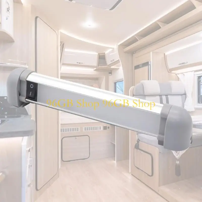 96GB LED Awning Light Bar 180° Rotation for Camper Trailer Truck 150 Lumen 12V-24V Light Bar with Switch 9 / 18''
96GB LED Awning Light Bar 180° Rotation for Camper Trailer Truck 150 Lumen 12V-24V Light Bar with Switch 9 / 18''