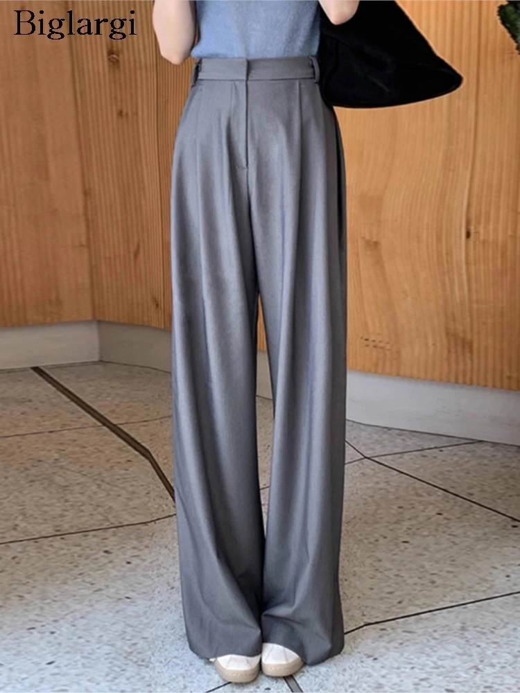 Spring Summer Long Blazer Suits Pant Women Korean Style Loose Pleated Fashion Ladies Trousers High Waist Casual Woman Pants
Spring Summer Long Blazer Suits Pant Women Korean Style Loose Pleated Fashion Ladies Trousers High Waist Casual Woman Pants