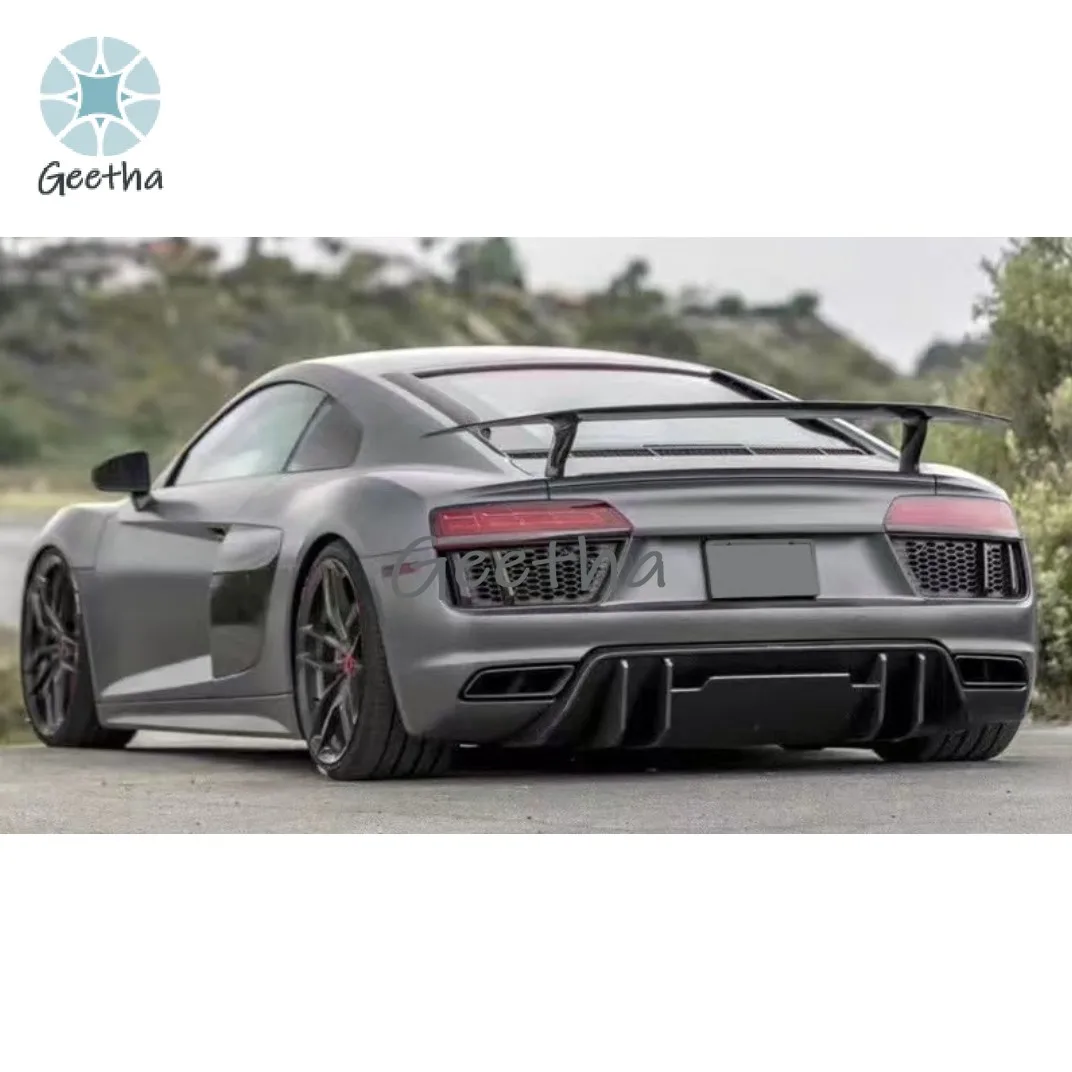 For High Quality Kits Car Body Kit for Audi R8 2016 2017 To V Style Carbon Fiber Front Lip Tail Rear Deflector
For High Quality Kits Car Body Kit for Audi R8 2016 2017 To V Style Carbon Fiber Front Lip Tail Rear Deflector