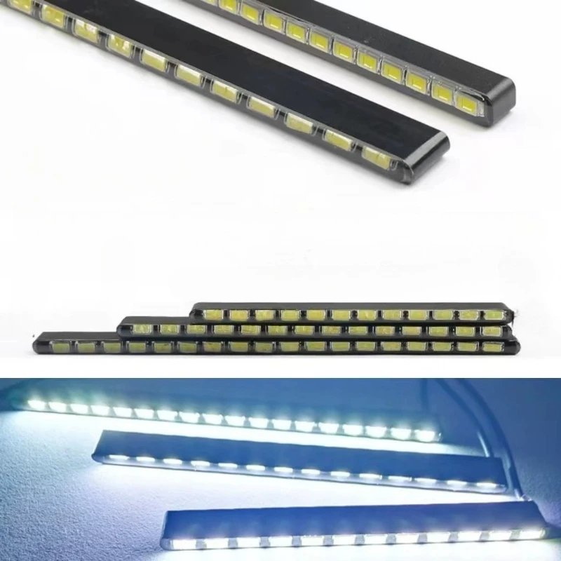 12V Car DRL Lights LED Strips Day Running Fog Lamps Interior Bulbs White Lighting Truck Trailer Off Road Auto Accessories
12V Car DRL Lights LED Strips Day Running Fog Lamps Interior Bulbs White Lighting Truck Trailer Off Road Auto Accessories
