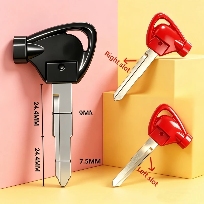 Motorcycle Key for Yamaha BWS4V BWS125 VOX50 GTR125 JOG Evo SMAX Uncut Blank Replacement Anti-Theft Lock
Motorcycle Key for Yamaha BWS4V BWS125 VOX50 GTR125 JOG Evo SMAX Uncut Blank Replacement Anti-Theft Lock