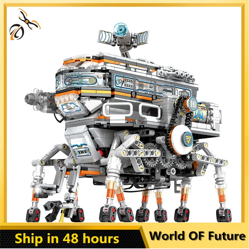 Space Science Fiction Series Puzzle Assembling Walking Machine Building Blocks STEM Educational RC Toy Bricks Gifts for Children
Space Science Fiction Series Puzzle Assembling Walking Machine Building Blocks STEM Educational RC Toy Bricks Gifts for Children