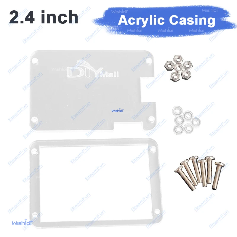 Crystal Acrylic Clear Case for Nextion NX3224T024 2.4 HMI Touch Display Shockproof LCD Shield Slim Fit Accessories
Crystal Acrylic Clear Case for Nextion NX3224T024 2.4 HMI Touch Display Shockproof LCD Shield Slim Fit Accessories