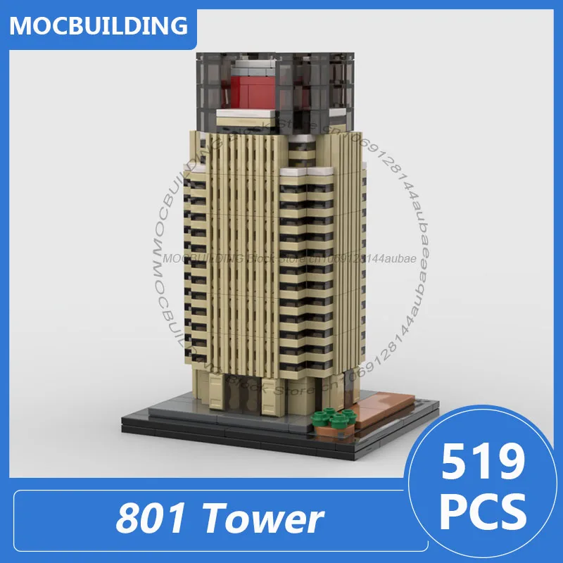 801 Tower 1:800 Scale Architecture Display Model Moc Building Blocks Diy Assemble Bricks Collection Creative Toys Gifts 519PCS
801 Tower 1:800 Scale Architecture Display Model Moc Building Blocks Diy Assemble Bricks Collection Creative Toys Gifts 519PCS