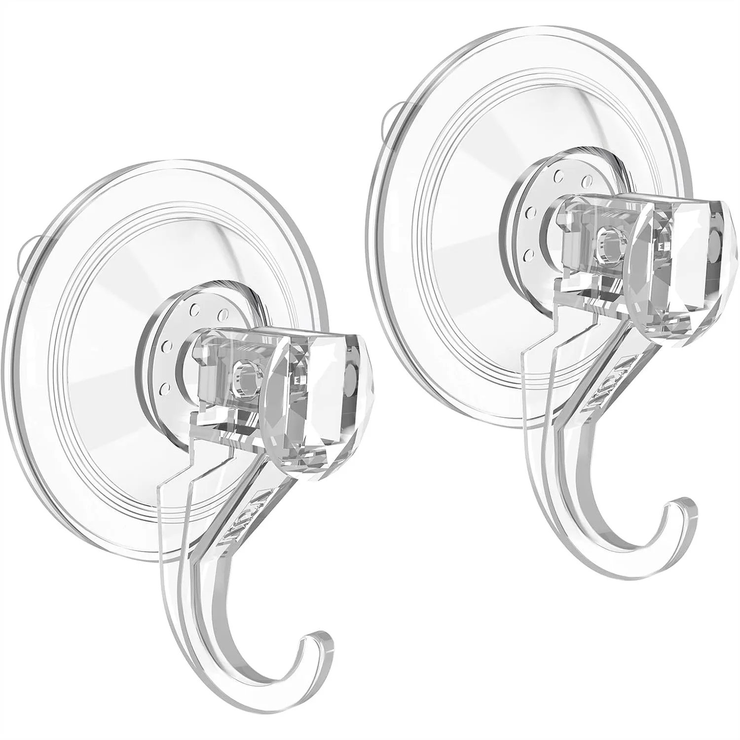 Suction Cup Wreath Hanger, Heavy Duty 22 lb Capacity, Clear Reusable Wreath Hooks for Door Window Glass, 2 Pack
Suction Cup Wreath Hanger, Heavy Duty 22 lb Capacity, Clear Reusable Wreath Hooks for Door Window Glass, 2 Pack