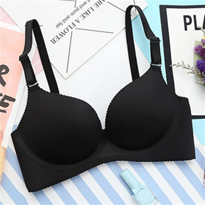 Adjustable Korean Japanese Style Thin Thick Floral Seamless Bra for Small Breasts Teenage Girls Gathered Nylon Mate...
Adjustable Korean Japanese Style Thin Thick Floral Seamless Bra for Small Breasts Teenage Girls Gathered Nylon Mate...