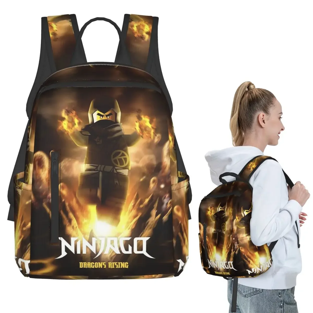 Ninjagos Ninja Warrior Backpack Student Boys Girls BookBag Kids School Bag Computer Shoulder Bags for Men Women
Ninjagos Ninja Warrior Backpack Student Boys Girls BookBag Kids School Bag Computer Shoulder Bags for Men Women