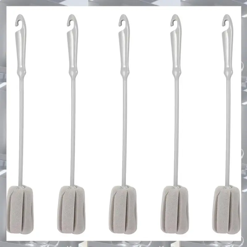 A84F-5Pc Sponge Brush Milk Bottle Cup Glass Washing Cleaning Kitchen Cleaner Tools Cup Cleaning Brush Plastic Long Handle
A84F-5Pc Sponge Brush Milk Bottle Cup Glass Washing Cleaning Kitchen Cleaner Tools Cup Cleaning Brush Plastic Long Handle