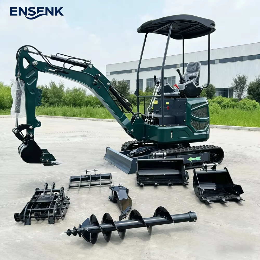 Manufacturer Direct 1.5Ton Mini Excavator Multifunctional Construction 1.7Ton Backhoe 2.0Ton Crawler 2.5Ton Trenching
Manufacturer Direct 1.5Ton Mini Excavator Multifunctional Construction 1.7Ton Backhoe 2.0Ton Crawler 2.5Ton Trenching