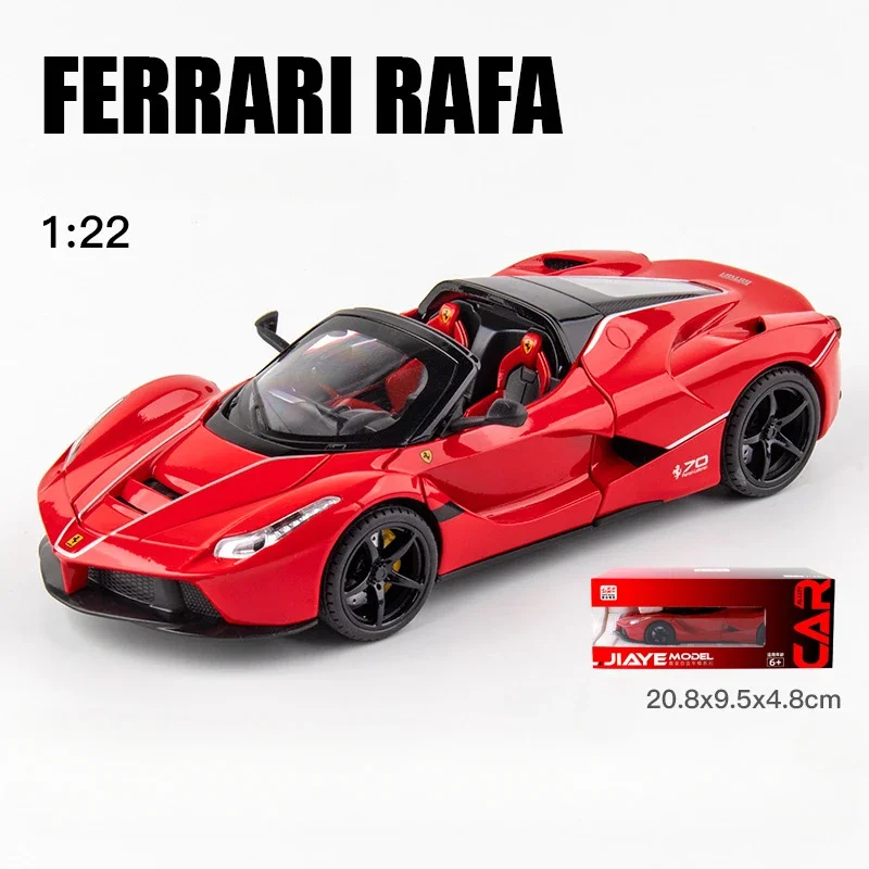 1:22 Convertible Ferrari Rafa Alloy Diecast Car Model Collection Metal Model Decoration Toy Car Kids Gifts Fashion Accessories
1:22 Convertible Ferrari Rafa Alloy Diecast Car Model Collection Metal Model Decoration Toy Car Kids Gifts Fashion Accessories