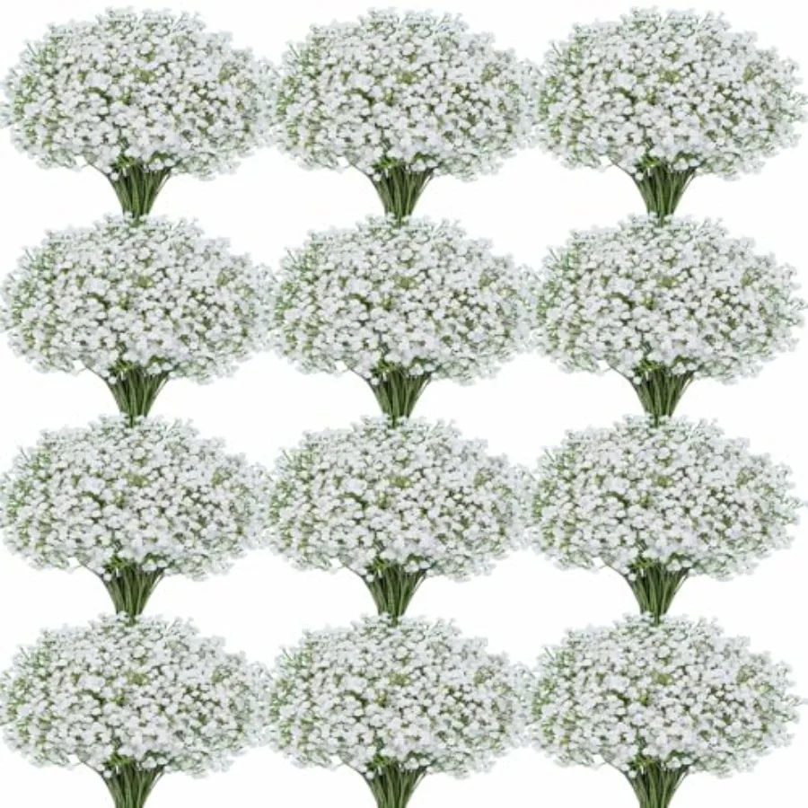 Baby Breath Artificial Flowers, Fake Babys Breath Gypsophila Flowers Bulk, Realistic Artificial Flowers Bouquet Flores Artifici
Baby Breath Artificial Flowers, Fake Babys Breath Gypsophila Flowers Bulk, Realistic Artificial Flowers Bouquet Flores Artifici