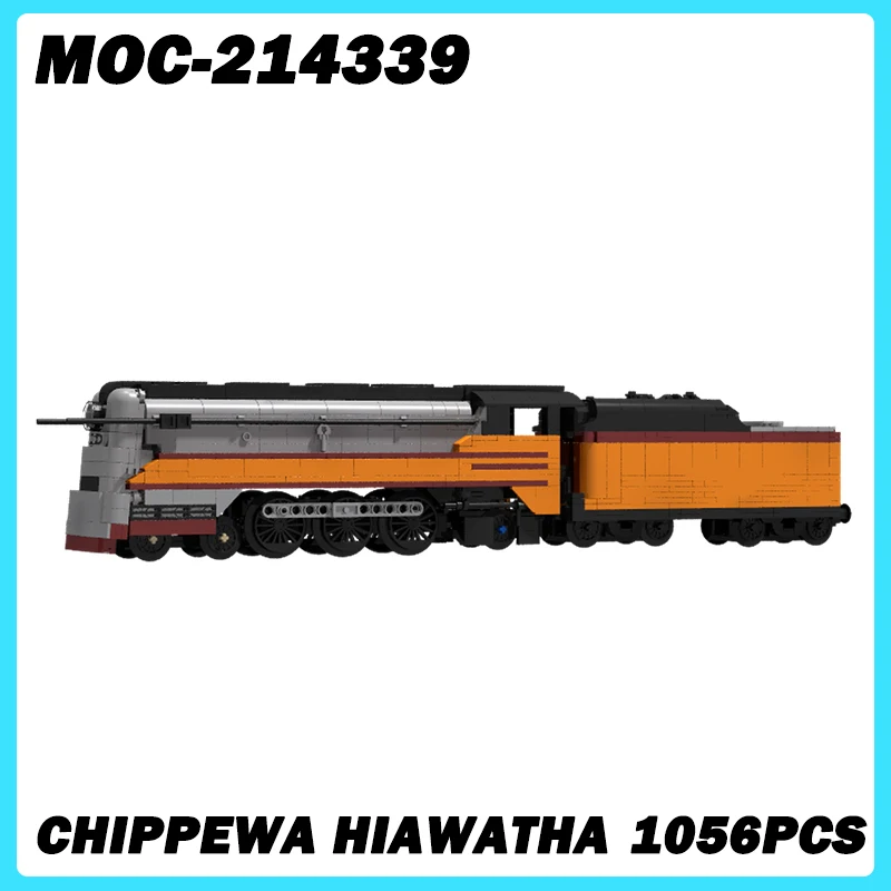 MOC-214339 Train series Chippewa Hiawatha Building Block Assembly Classic Train Toy Kids Christmas Gift Adult DIY Model 1056PCS
MOC-214339 Train series Chippewa Hiawatha Building Block Assembly Classic Train Toy Kids Christmas Gift Adult DIY Model 1056PCS