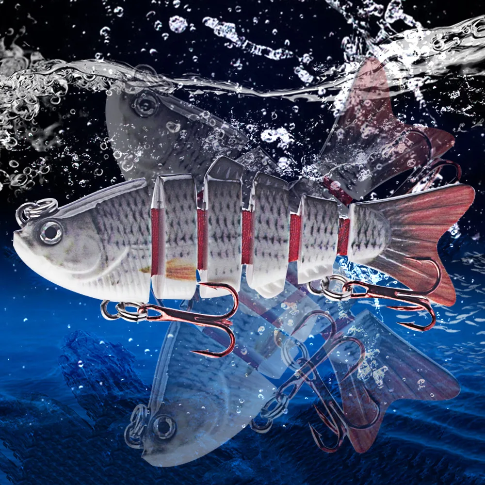 6cm 4.4g Small Multi-Section Sinking Luya Lure Broken Section Artificial Bait Long Cast Perch Fishing Bait 10pcs
6cm 4.4g Small Multi-Section Sinking Luya Lure Broken Section Artificial Bait Long Cast Perch Fishing Bait 10pcs