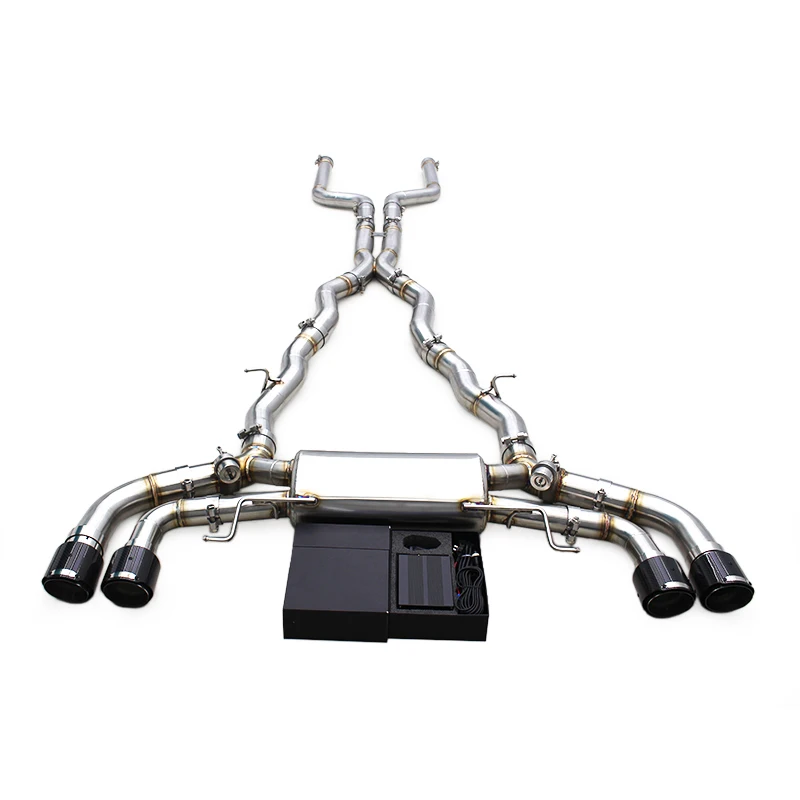 OEM Vacuum Valve Exhaust Pipes For BMW M8 COUPE F91 4.4T 2019-2024 Stainless Steel Catback Muffler Carbon Black Tips
OEM Vacuum Valve Exhaust Pipes For BMW M8 COUPE F91 4.4T 2019-2024 Stainless Steel Catback Muffler Carbon Black Tips