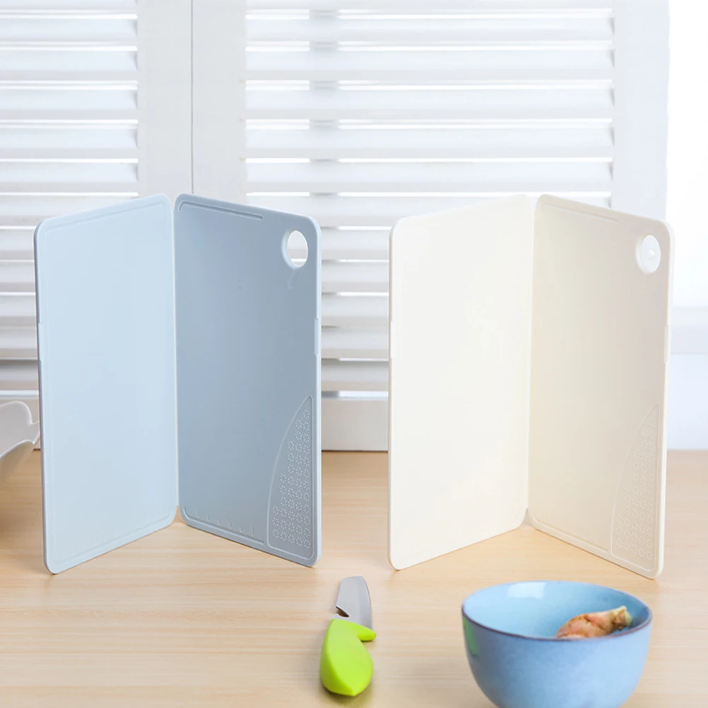 2Pcs Portable Cutting Board Foldable Kitchen Vegetable Plate Reusable Nonslip Chopping Small Boards for Fruit Meat
2Pcs Portable Cutting Board Foldable Kitchen Vegetable Plate Reusable Nonslip Chopping Small Boards for Fruit Meat