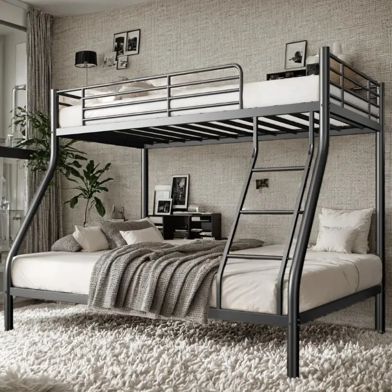 DHYL Bunk Beds Twin Over Full Size, Heavy Duty Metal Bunk Bed Frame for Adults, Space-Saving & No Box Spring Needed, Black
DHYL Bunk Beds Twin Over Full Size, Heavy Duty Metal Bunk Bed Frame for Adults, Space-Saving & No Box Spring Needed, Black