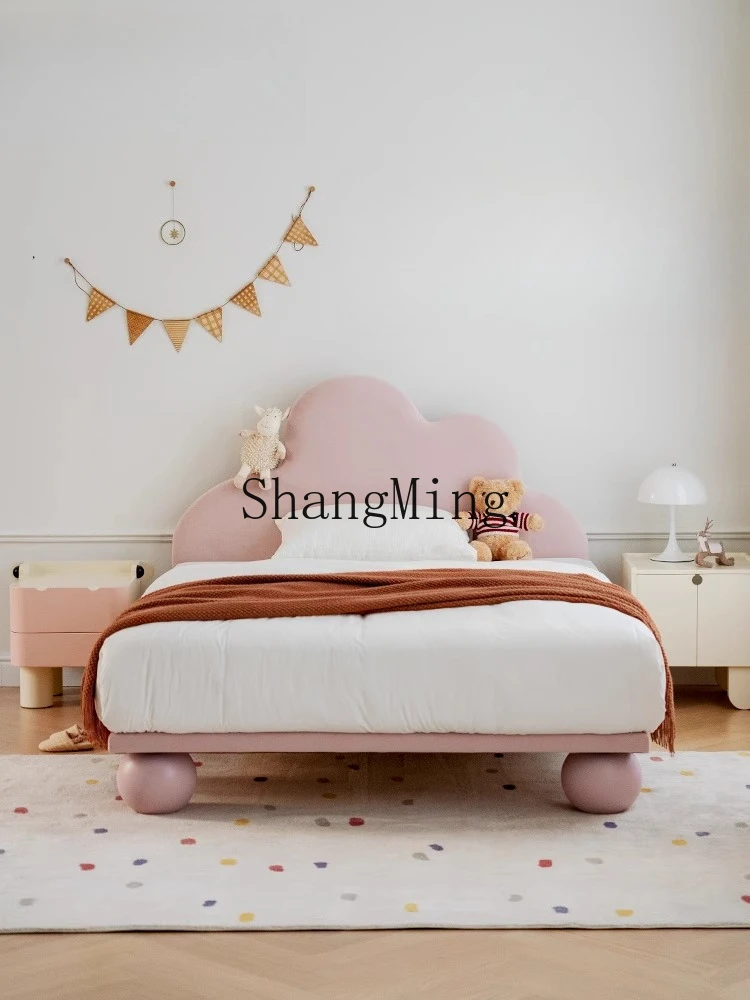 CL simple solid wood bed soft bag cute princess powder furniture technology cloth
CL simple solid wood bed soft bag cute princess powder furniture technology cloth