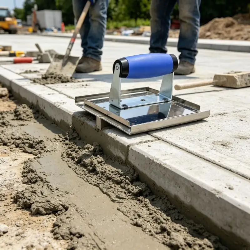 Stainless Steel Concrete Edging Tool With Nonslip Handle Concrete Groover Tool Ergonomic Hand Edger 6x6inch M4YD
Stainless Steel Concrete Edging Tool With Nonslip Handle Concrete Groover Tool Ergonomic Hand Edger 6x6inch M4YD