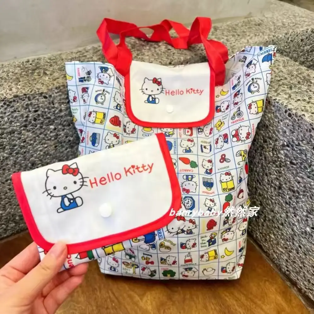 Hello Kitty Bag Multifunctional Cute One Shoulder Large Capacity Kt Women Accessories Foldable Shopping Bag Girl Gift Wholesale
Hello Kitty Bag Multifunctional Cute One Shoulder Large Capacity Kt Women Accessories Foldable Shopping Bag Girl Gift Wholesale
