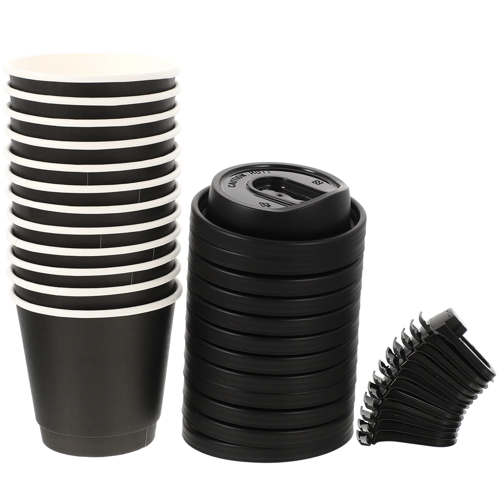 25 Sets Coffee Cups Lids Paper Hot Drinks Plastic Disposable Coffee Cups Sturdy Leakproof Reusable Kitchen Barware
25 Sets Coffee Cups Lids Paper Hot Drinks Plastic Disposable Coffee Cups Sturdy Leakproof Reusable Kitchen Barware