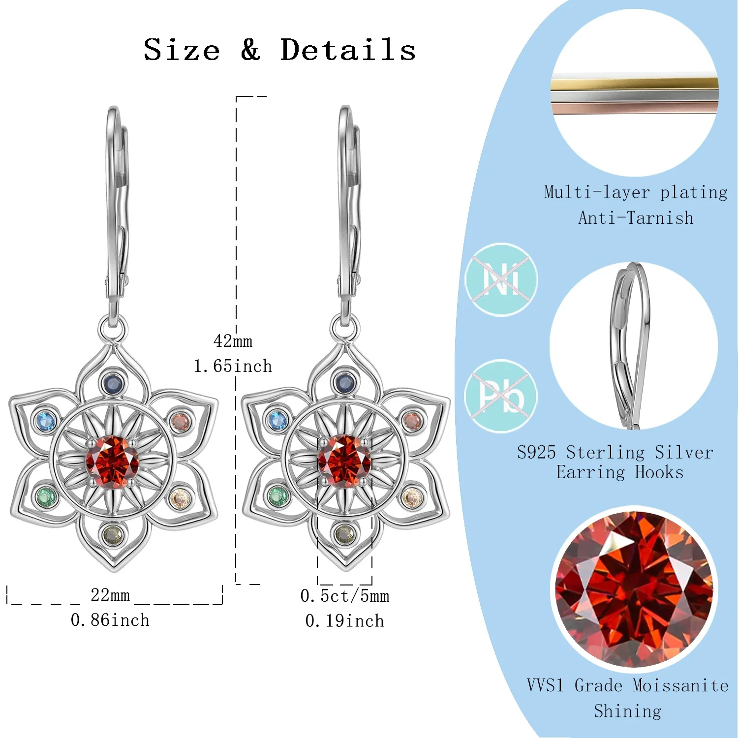 LAMVOICE День святого Валентина, подарок для дочери, серьги с муассанитом 1 карат, дизайнерский товар высокого качества, серебро S925
LAMVOICE День святого Валентина, подарок для дочери, серьги с муассанитом 1 карат, дизайнерский товар высокого качества, серебро S925