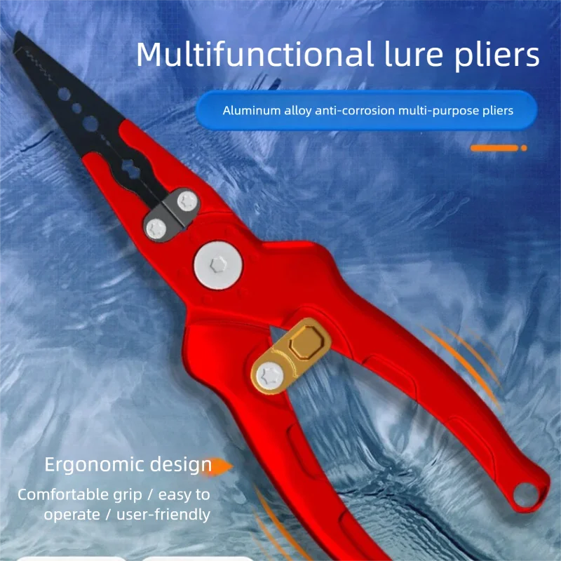 TRUVEX Red Fish Gripper Pliers Aluminum Alloy Heavy Duty Locking Non-Slip Portable Fish Holder Control Fishing Gripper Pliers
TRUVEX Red Fish Gripper Pliers Aluminum Alloy Heavy Duty Locking Non-Slip Portable Fish Holder Control Fishing Gripper Pliers