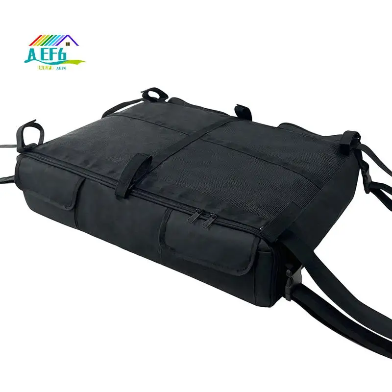 AEF6-Жизнь Сумка для хранения жилетов Большая вместительная подвесная сумка для яхты для 6 спасательных курток, для большинства Т-образных лодок, бимини-топ и понтонных топов 
AEF6-Жизнь Сумка для хранения жилетов Большая вместительная подвесная сумка для яхты для 6 спасательных курток, для большинства Т-образных лодок, бимини-топ и понтонных топов