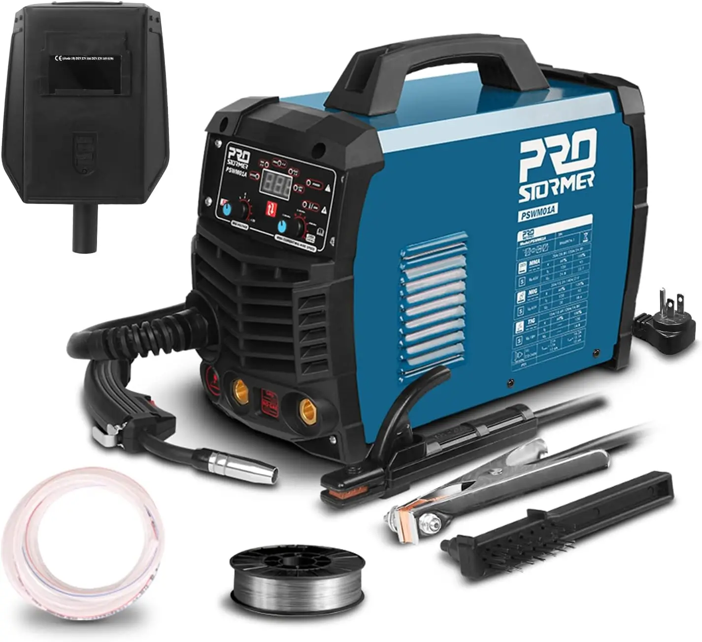 MIG TIG MMA 3 In 1 Welding Machine Multifunctional Welder Digital Display Electrode Holder Earth Clamp Input Power Adapter Cable
MIG TIG MMA 3 In 1 Welding Machine Multifunctional Welder Digital Display Electrode Holder Earth Clamp Input Power Adapter Cable
