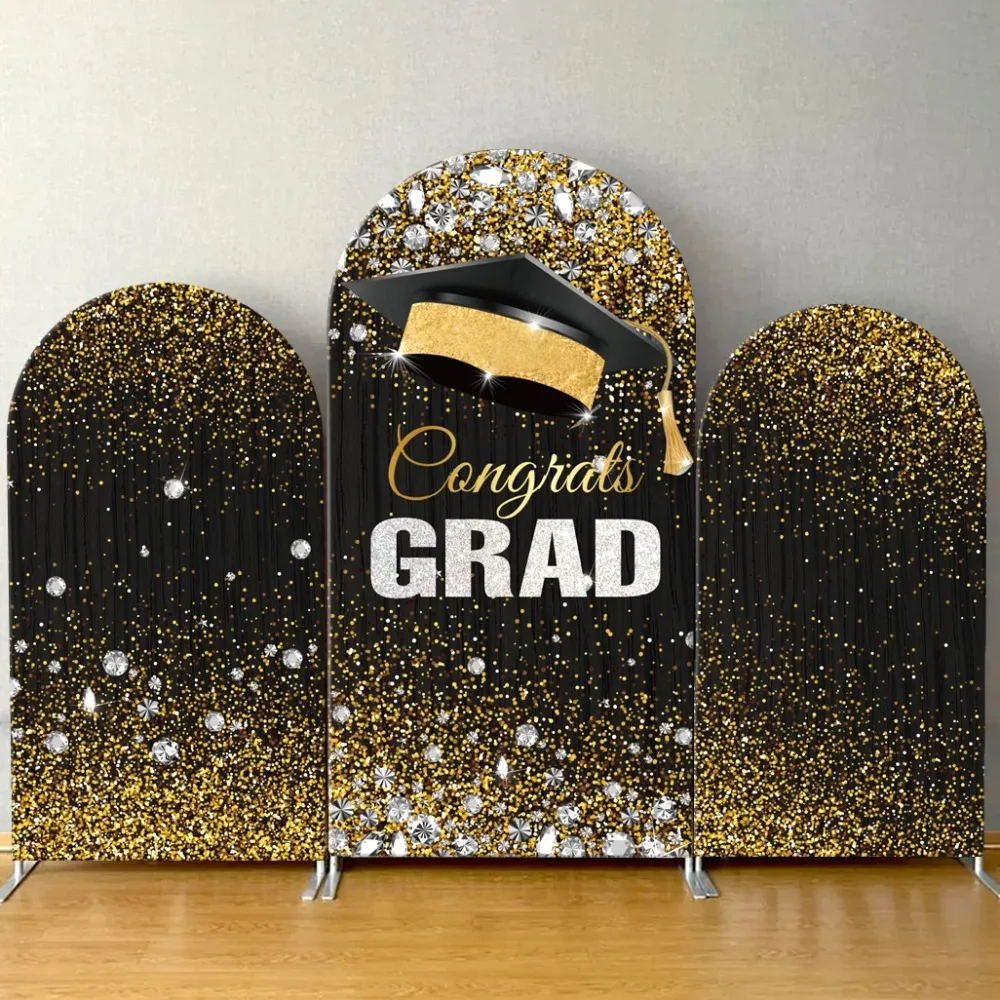 Graduation Arch Backdrop Cover Sparkling Gold Silver Glitter Congrats Grad Design Photography Background Party Decorations
Graduation Arch Backdrop Cover Sparkling Gold Silver Glitter Congrats Grad Design Photography Background Party Decorations