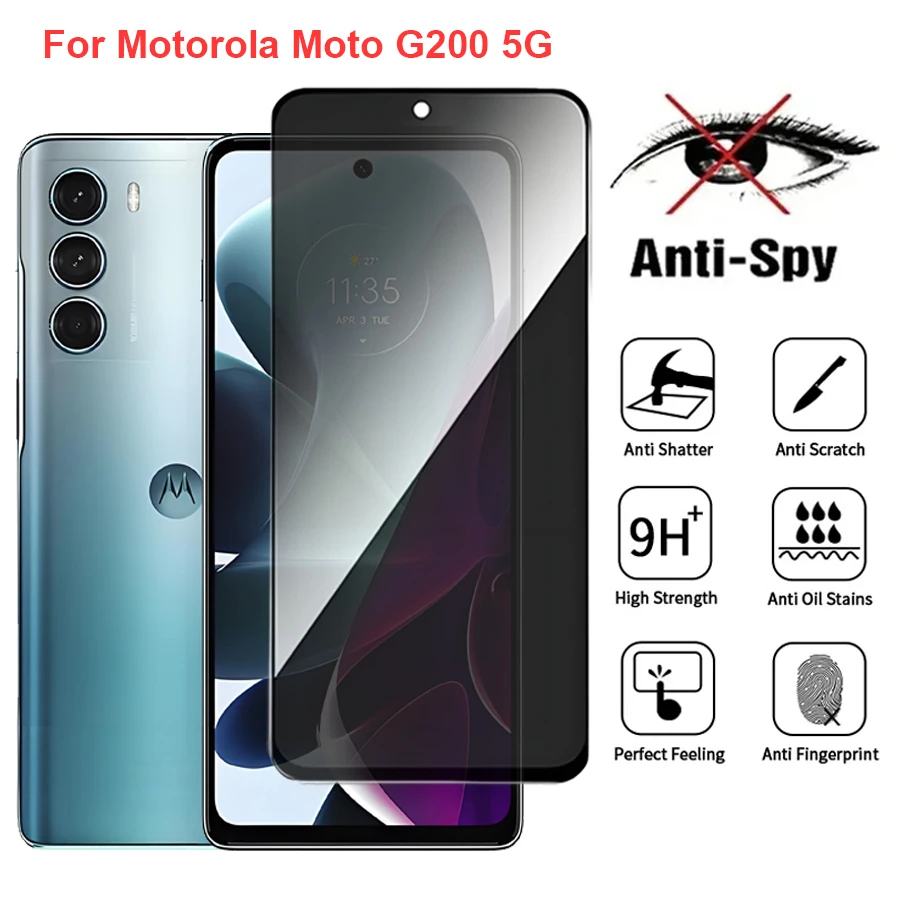 Защитная пленка из закаленного стекла для Motorola Moto G200 5G, совместимая с пленкой для телефона Motorola MotoG200 5G
Защитная пленка из закаленного стекла для Motorola Moto G200 5G, совместимая с пленкой для телефона Motorola MotoG200 5G