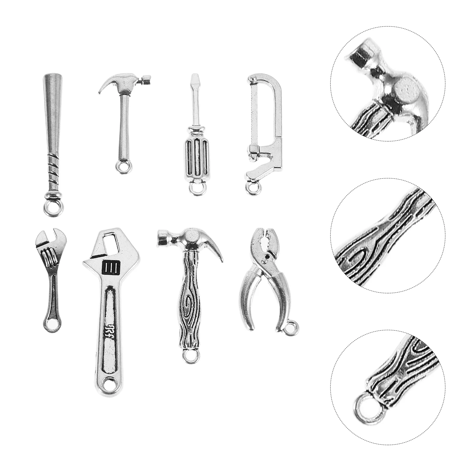 8 Pcs Bracelet Charms Earring Lock Earrings Accessories Making Alloy DIY Necklace Jewelry
8 Pcs Bracelet Charms Earring Lock Earrings Accessories Making Alloy DIY Necklace Jewelry