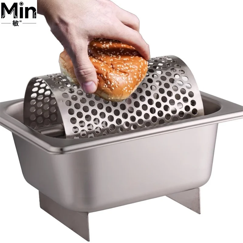 Stainless Steel Butter Roller Smearing Wheel Special Butter Spreading Tool For American Burger Shop Street Food Stall Use
Stainless Steel Butter Roller Smearing Wheel Special Butter Spreading Tool For American Burger Shop Street Food Stall Use