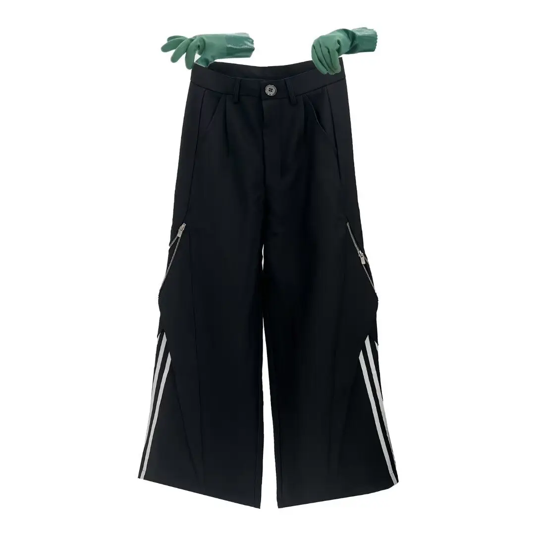 Летние повседневные мужские широкие брюки свободного кроя с высокой талией, прямые, модные, оверсайз, длинные брюки
Летние повседневные мужские широкие брюки свободного кроя с высокой талией, прямые, модные, оверсайз, длинные брюки