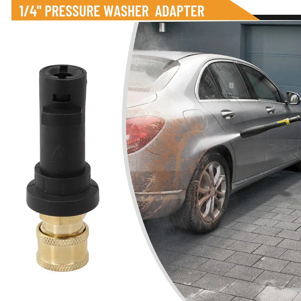 Pressure Washer Adapter Pot Refit 14 Quick Connect Fitting For For Spray Nozzle Compatible with K2 to K6 and SLP Model Series
Pressure Washer Adapter Pot Refit 14 Quick Connect Fitting For For Spray Nozzle Compatible with K2 to K6 and SLP Model Series