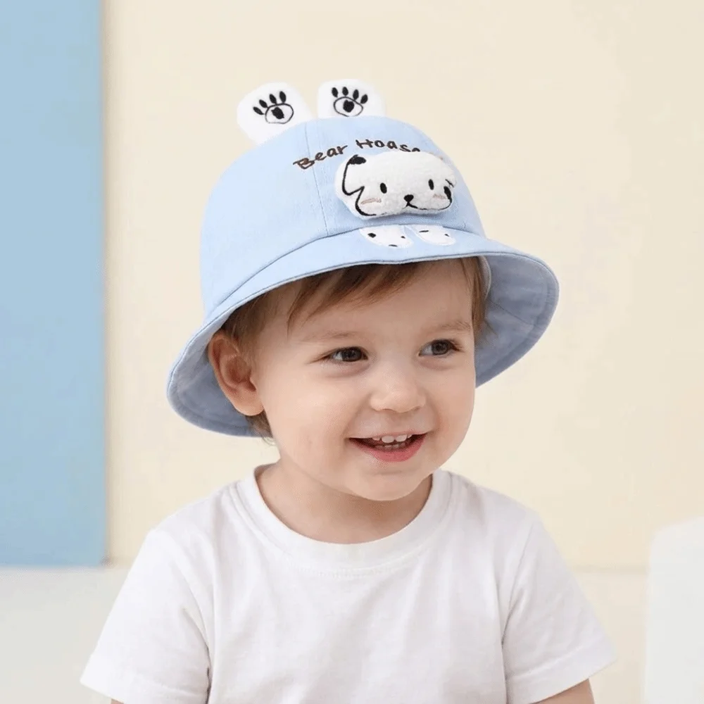 Korean Style Baby Bucket Hat UV Protection Cartoon Animal Children Sun Hat Bucket Hat Sun Protection Kids Sunshade Cap Baby Wear
Korean Style Baby Bucket Hat UV Protection Cartoon Animal Children Sun Hat Bucket Hat Sun Protection Kids Sunshade Cap Baby Wear
