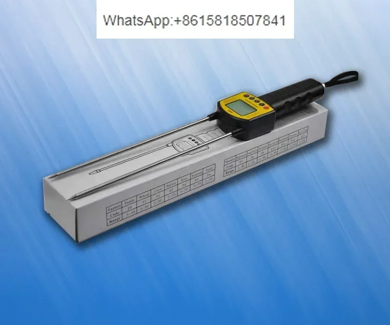 Handheld water meter Fast grain moisture meter Stick Portable measuring instrument Dry humidity pole tester
Handheld water meter Fast grain moisture meter Stick Portable measuring instrument Dry humidity pole tester