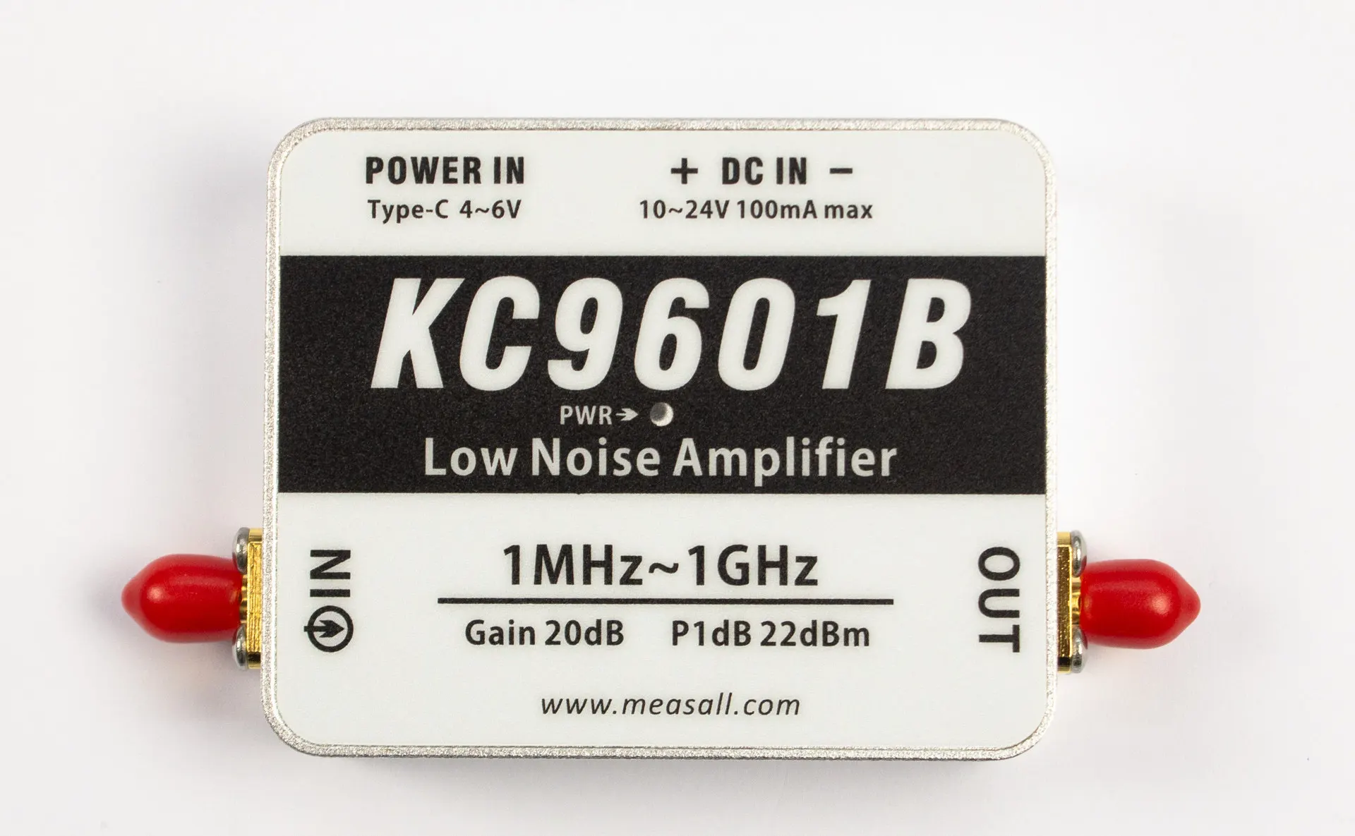 KC9601B 1GHz High IP3 Low Noise Amplifier LNA Module USB Powered High Gain High Linearity