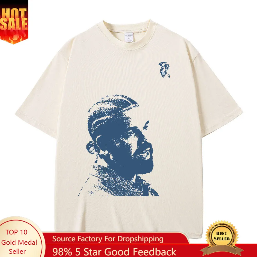 Vintage Rapper Drake Portrait Graphic T Shirt Mens Fashion Hip Hop Short Sleeve 100% Cotton Oversized T-Shirts Streetwear Unisex
Vintage Rapper Drake Portrait Graphic T Shirt Mens Fashion Hip Hop Short Sleeve 100% Cotton Oversized T-Shirts Streetwear Unisex